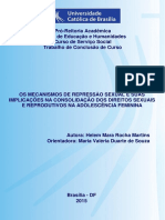 Os Mecanismos de Repressão Sexual e Suas Implicações Na Consolidação Dos Direitos Sexuais e Reprodutivos Na Adolescência Feminina