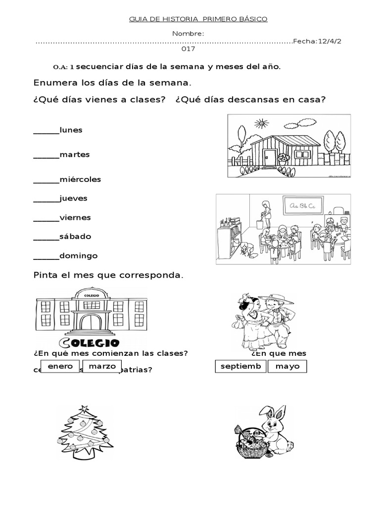 Guia de Historia Primero Básico