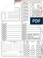 Cthulhutech - Character Sheet 02 PDF