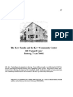 History of The Kerr Family and The Kerr Community Center in Bastrop, Texas