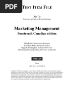 Downloadable Test Bank For Marketing Management Fourteenth Canadian Edition 14th Edition Kotler - MM - 14e - ch00 TIF 1