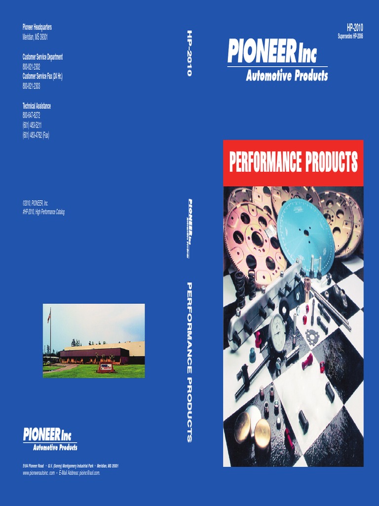 Pioneer Automotive Performance Products HP2011 Ultimate Tensile