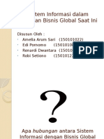 Sistem Informasi Dalam Kegiatan Bisnis Global