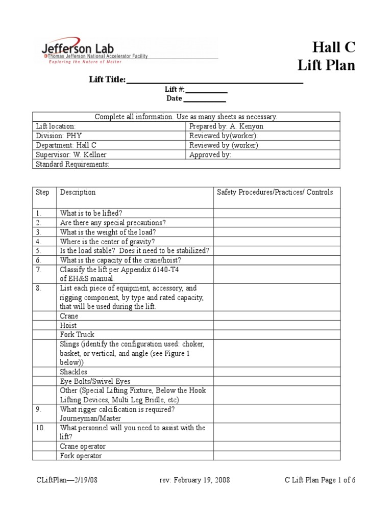 Crane Lift Plan Crane (Machine) Elevator