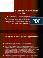 Probleme Vizate În Acţiunile de PR