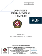 Job Sheet Kimia Mineral