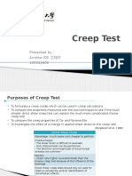 Creep Test