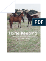Horse Keeping: A Guide To Land Management For Clean Water