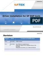 Driver Installation For SP BSP Tools