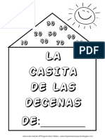 Casita Decenas Con Numeros PDF