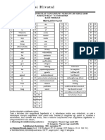 Key to English language exam for secondary school competition