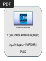 Caderno de Atividae 4 Ano