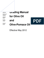 Grading Manual For Olive Oil and Olive-Pomace Oil: Effective May 2012