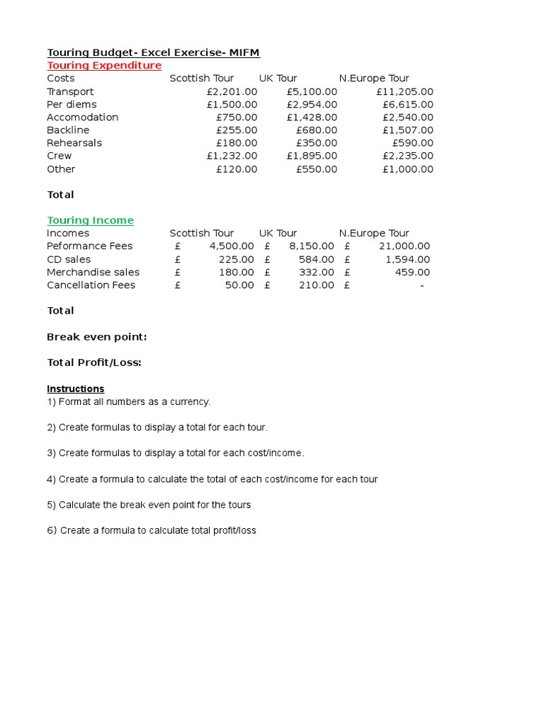 Week 1 Exercise 1 | PDF | Sports & Recreation