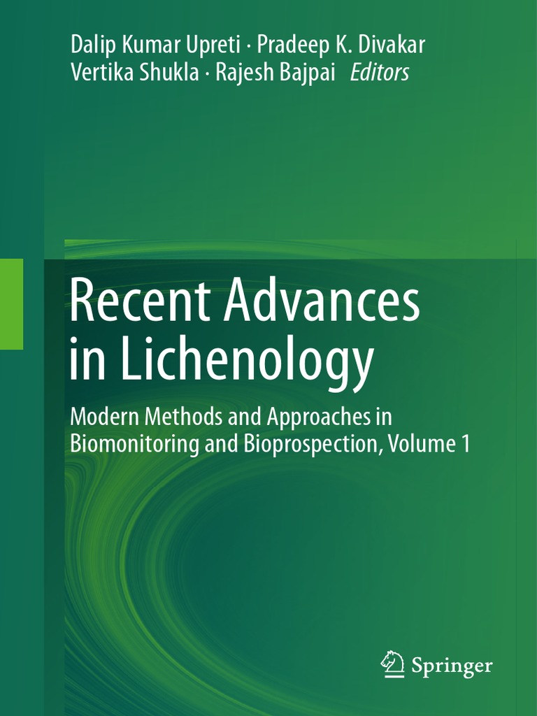 Recent Advances in Lichenology: Volume 1 | PDF | Rain | Snow
