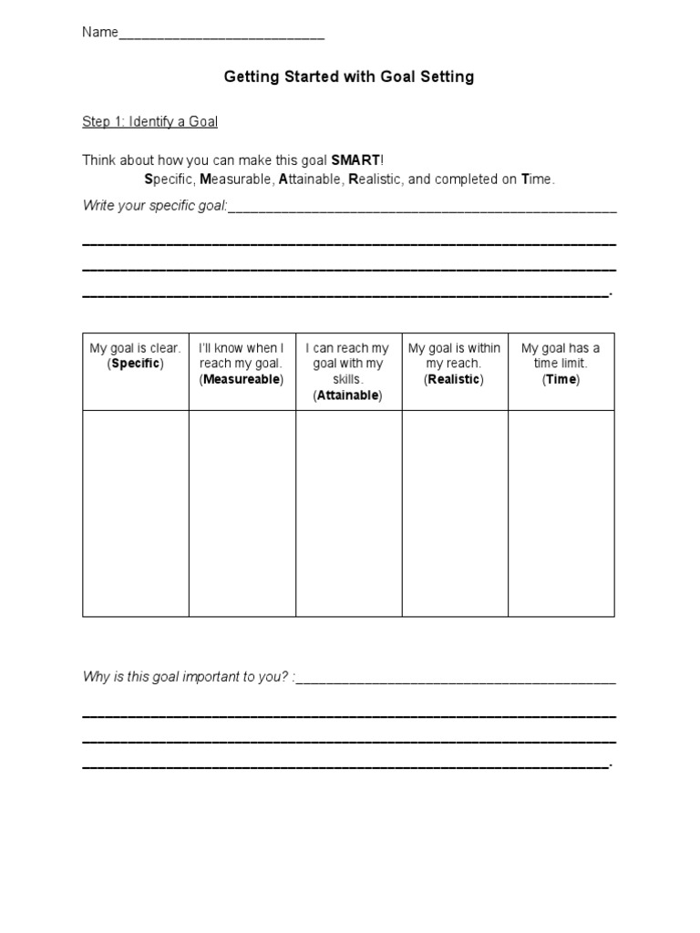 Goalsetting | PDF