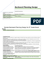 goal 7- the 3 stages of backward planning design and sample plan