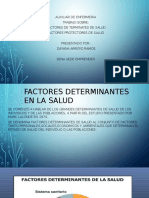 Factores Determinantes y Protectores de La Salud