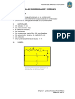 Informe de Capacitancia Laboratorio - Fisica 3