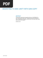 Migrating To Unity With SAN