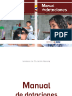 Manual de Dotaciones de Colegios PDF