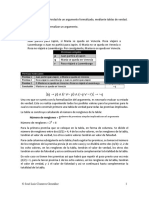 Evaluación Del Argumento Por Tablas de Verdad