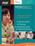 La Professionalità in Infermieristica