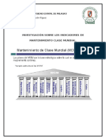 Indicadores de Mantenimiento