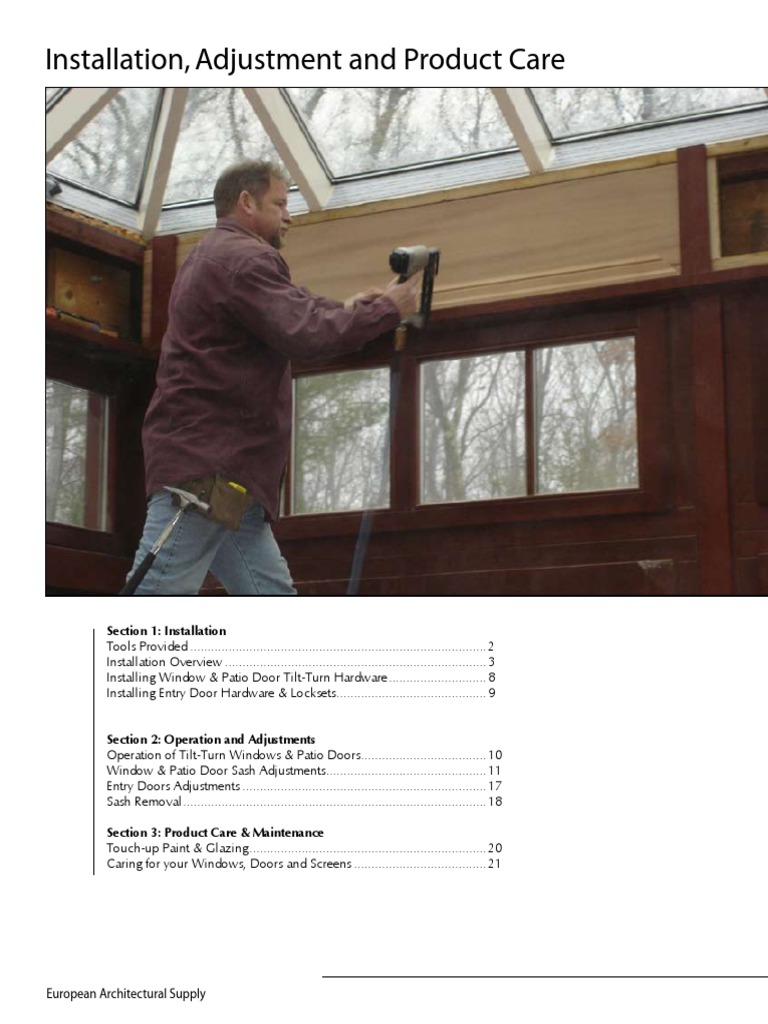 Maco Okov Uputstvo Za Podesavanje Framing Construction Window