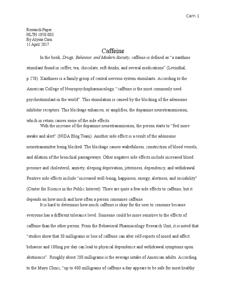 Articles about caffeine picture