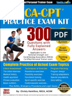 NSCA Personal Trainer Practice Test Kit 2017