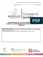 Reglamento de Transparencia Morelos