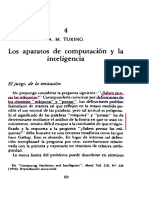 Turing Los Aparatos de Computacion y La Inteligencia PDF