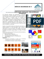 Seg 047. Sistema de Clasificación y Rotulado para Materiales Peligrosos.