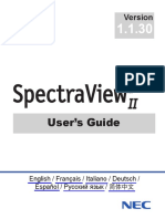 NEC SpectraView II Users Guide