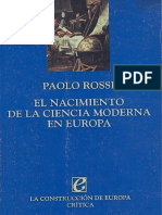 Rossi Paolo, El Nacimiento de La Ciencia Moderna en Europa.pdf