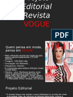 Projeto Editorial Da Revista VOGUE Brasil