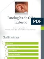 4. Patologías de Oído Externo