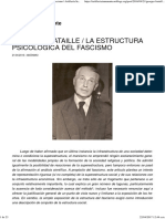 Georges Bataille - La Estructura Psicológica Del Fascismo