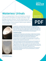 Waterless Urinals Review - Sydney Australia