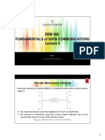 EEM 465 FUNDAMENTALS OF DATA COMMUNICATIONS LECTURE 5