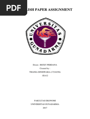 English Paper Assignment Makalah Bahasa Inggris Grammatical Number Pronoun