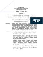 Nomor 24 Tahun 2007 Standar Sarana Dan Prasarana