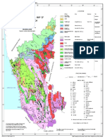 Geological & Mineral Map of Karnataka 2m