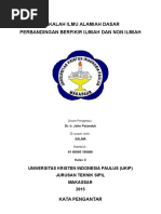 Download Makalah Ilmu Alamiah Dasar PERBANDINGAN BERFIKIR ILMIAH DAN NON ILMIAH by Salma SN346116391 doc pdf