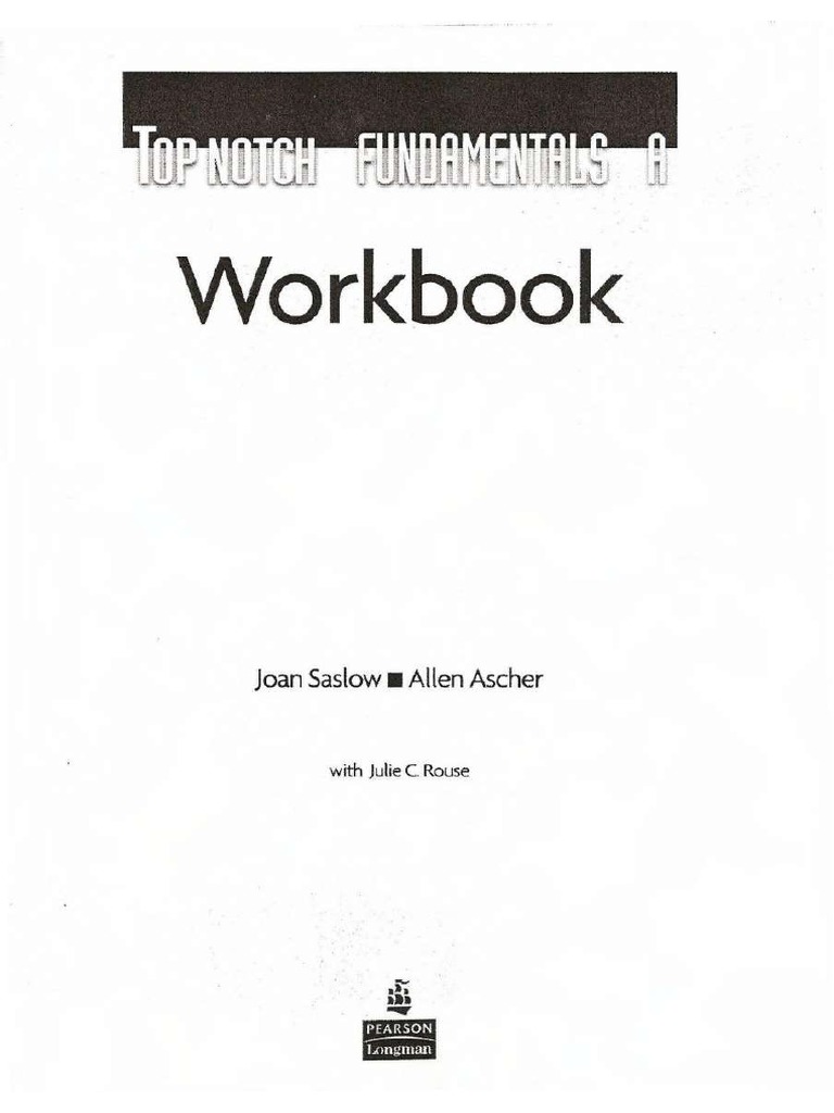 Top Notch Fundamentals Workbook PDF