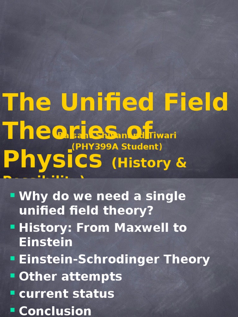 Unified Field Theories in Physics | PDF | Field (Physics) | Gauge Theory