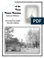 Veterans of The George C. Yount Cemetery - Second Edition