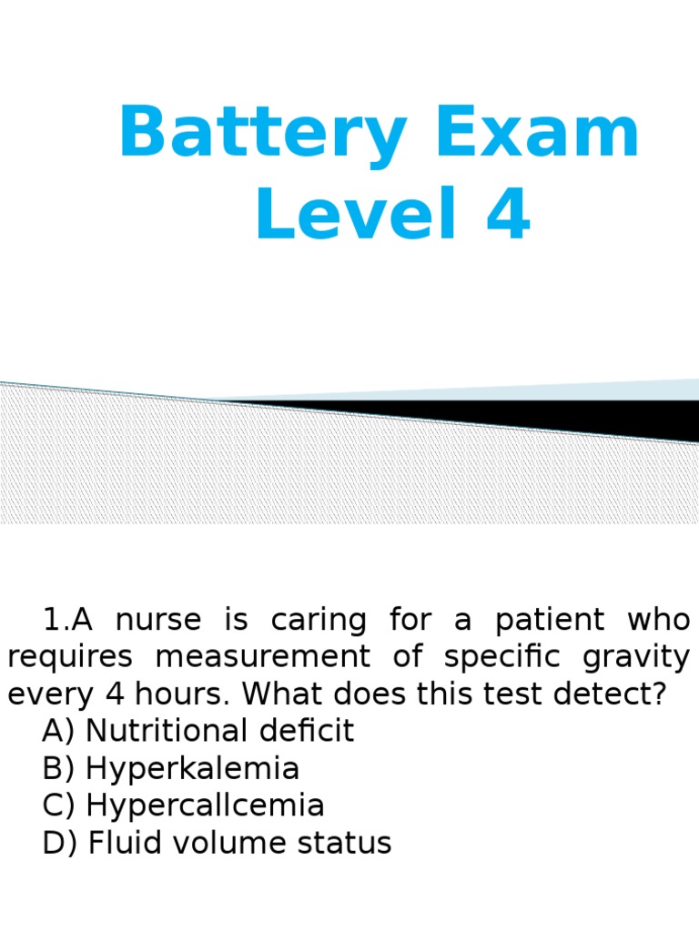 Battery Exam 2017 Level 4 PDF Hiv/Aids Immune System