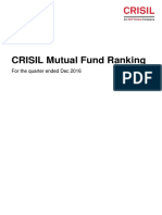 CRISIL Mutual Fund Ranking: For The Quarter Ended Dec 2016